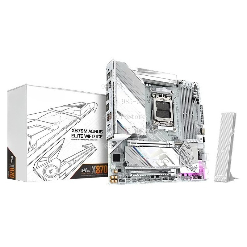 Белая материнская плата ATX X8 – обзор и цена X870E Atx Motherboard